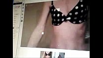 Leslie teasiing on webcam